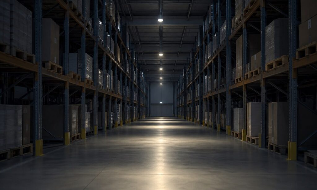 Emergency lighting system test and selection context
