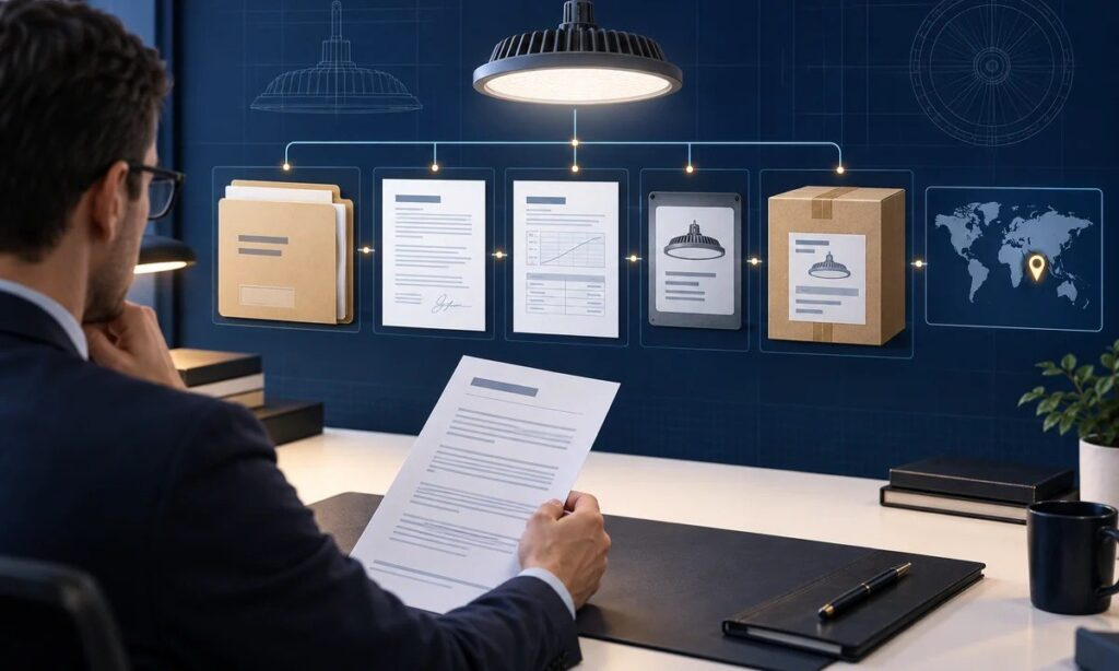 LED product compliance evidence review
