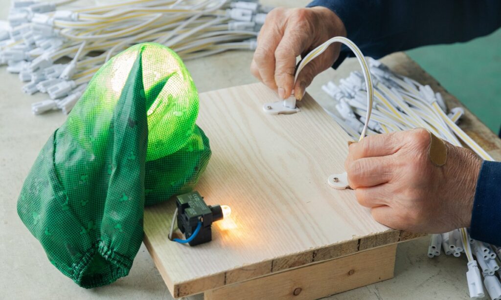 New Lights pre-packaging lighting checks