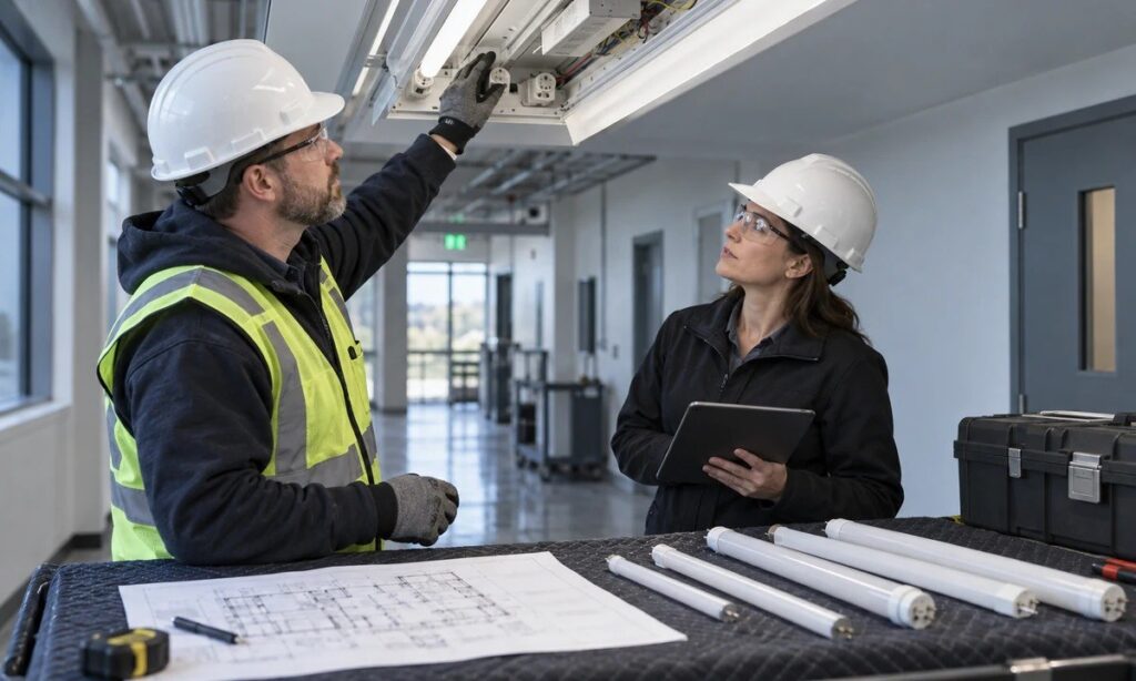 Commercial LED tube retrofit project survey