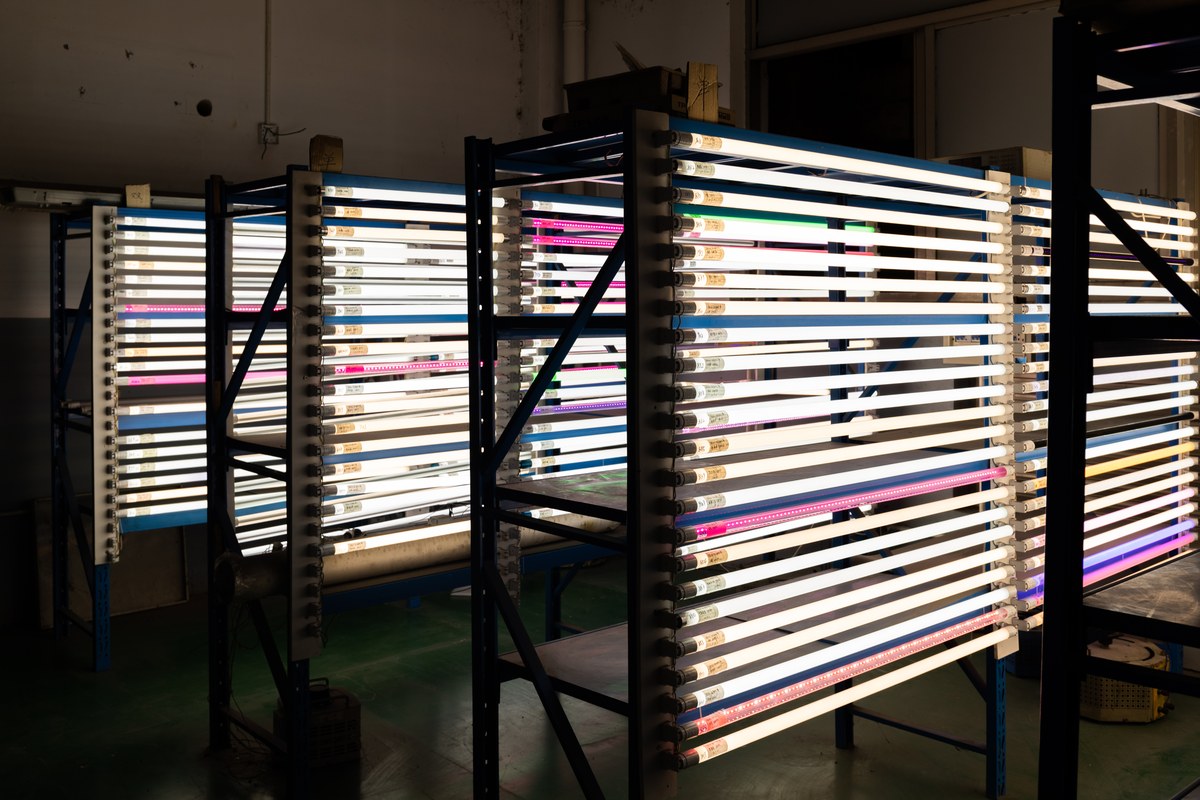 Aging and light depreciation test laboratory at New Lights