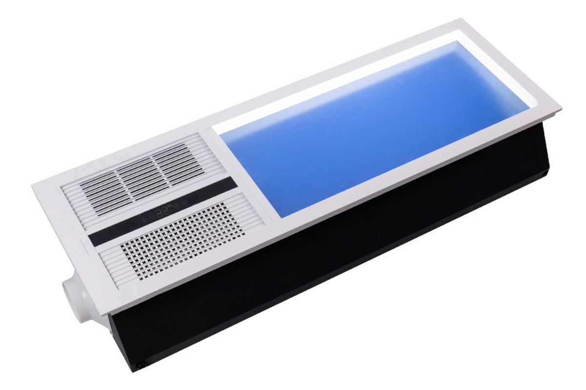 New Lights artificial skylight product with a blue luminous aperture