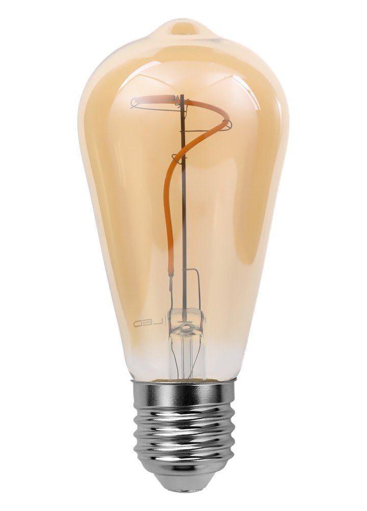 New Lights ST64 gold glass decorative LED filament bulb