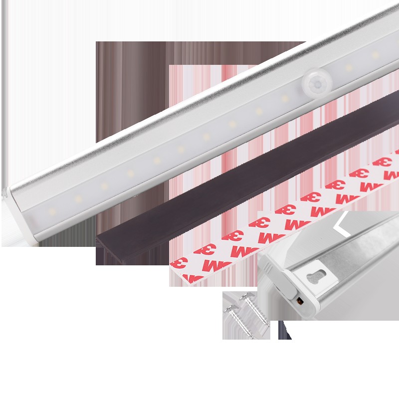 New Lights slim cabinet light bar with motion sensor and mounting accessories