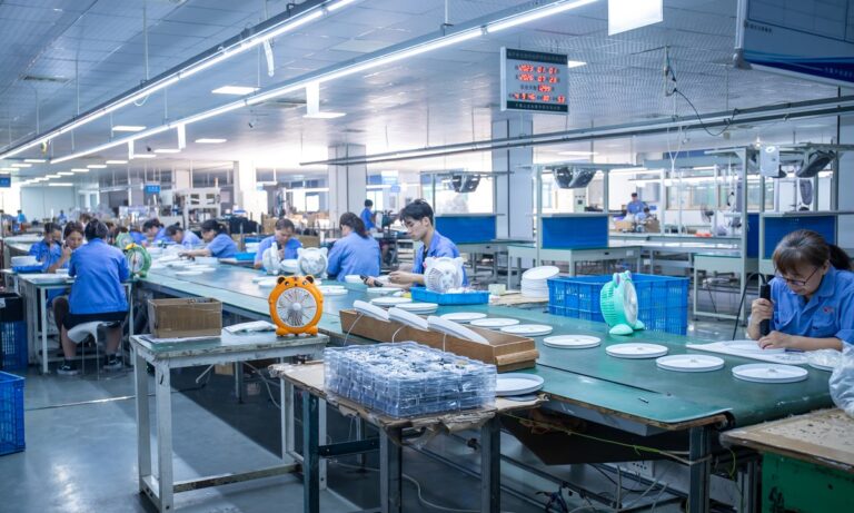 New Lights factory production area