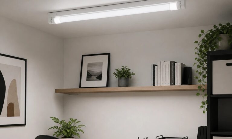 Smart T8 lighting in a controlled office workspace