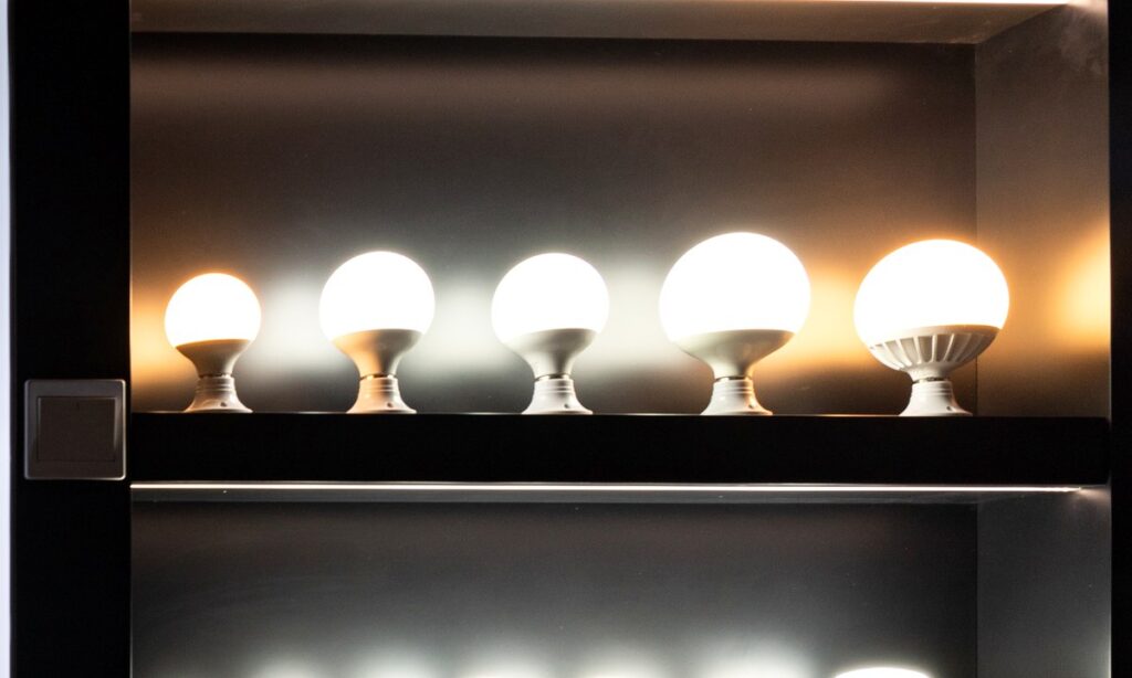 New Lights SMD LED bulb display showing multiple bulb shapes