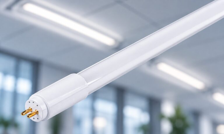 T5 LED tube in a commercial lighting retrofit setting