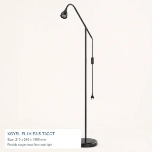 XGYSL-FL1H-E3.5-T3CCT flexible single-head floor task light specification card