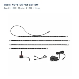 XGYSTLS-PET-LST13W RGB TV backlight kit with two 1200 mm and two 700 mm strips